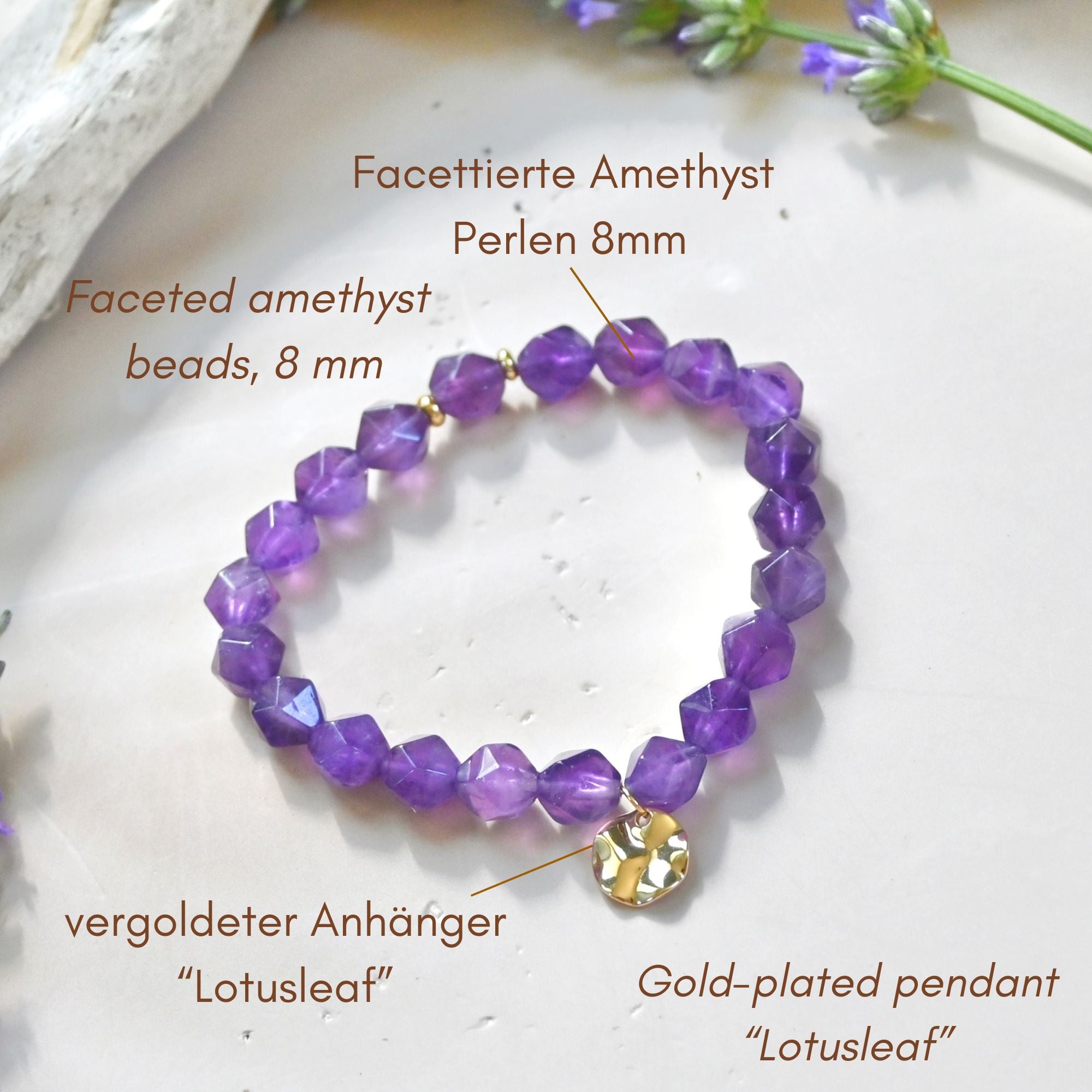 AMETHYST LOVE - Amethyst Bracelet