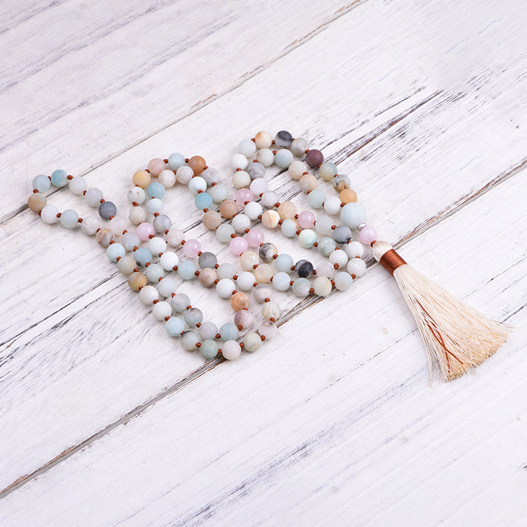 HAPPINESS - Amazonit Mala Kette &