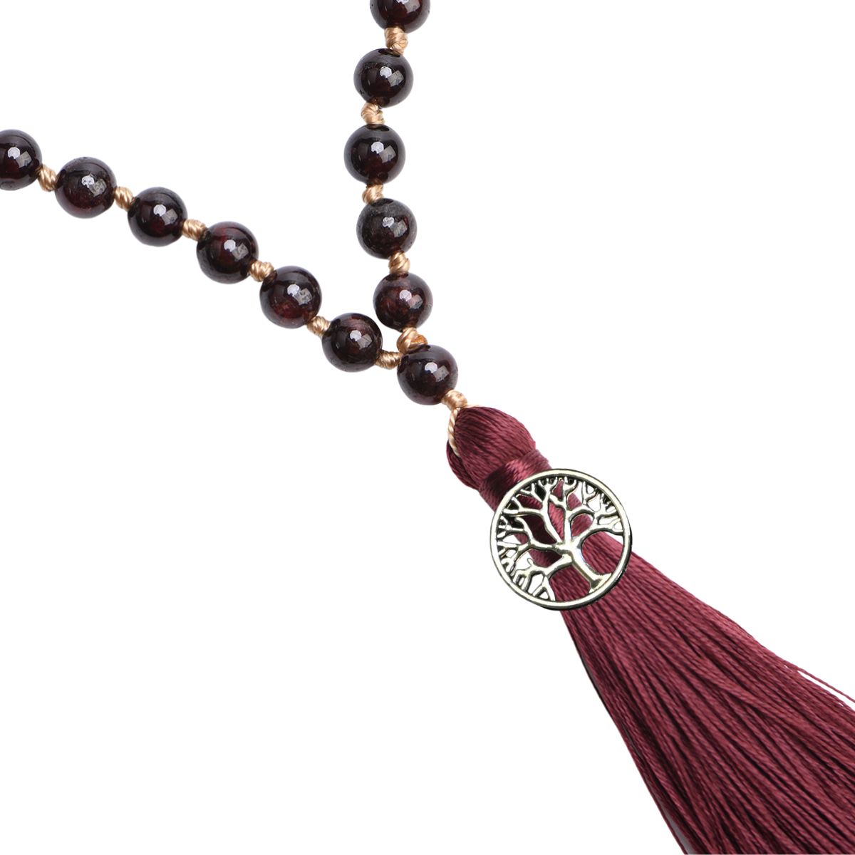INNER SUN - Mala Kette aus Citrin, Granat & Achat