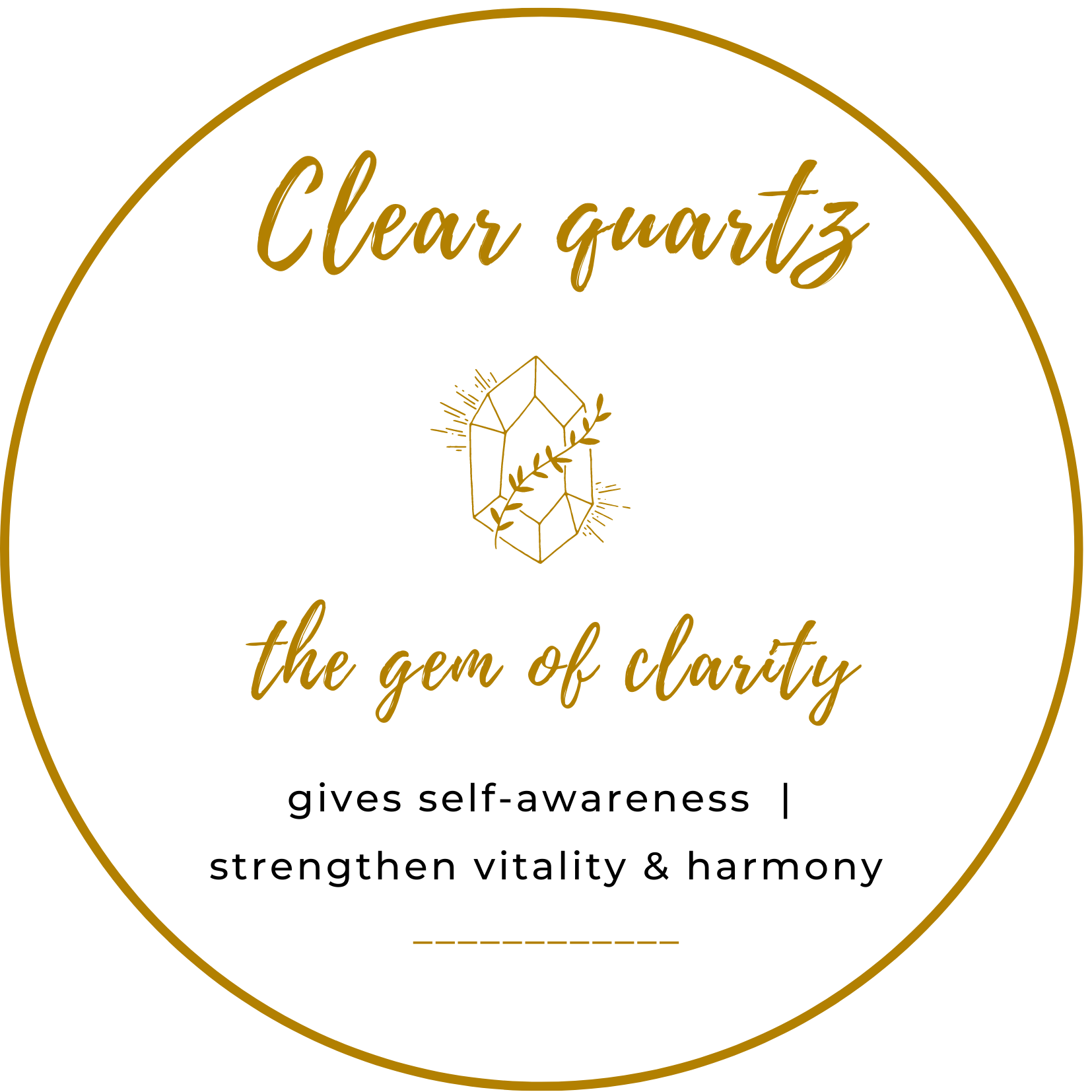 Geburtsstein APRIL - Bergkristall Mala Kette