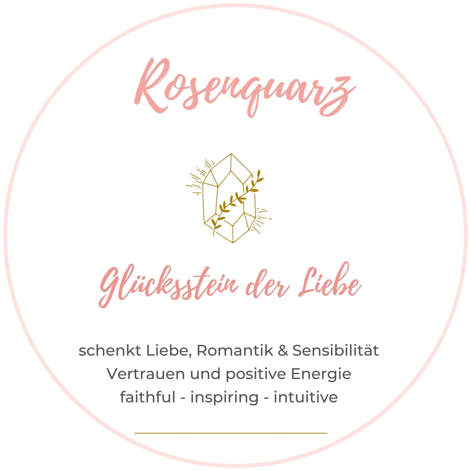 LOVE ROSE - Rosenquarz Mala Kette