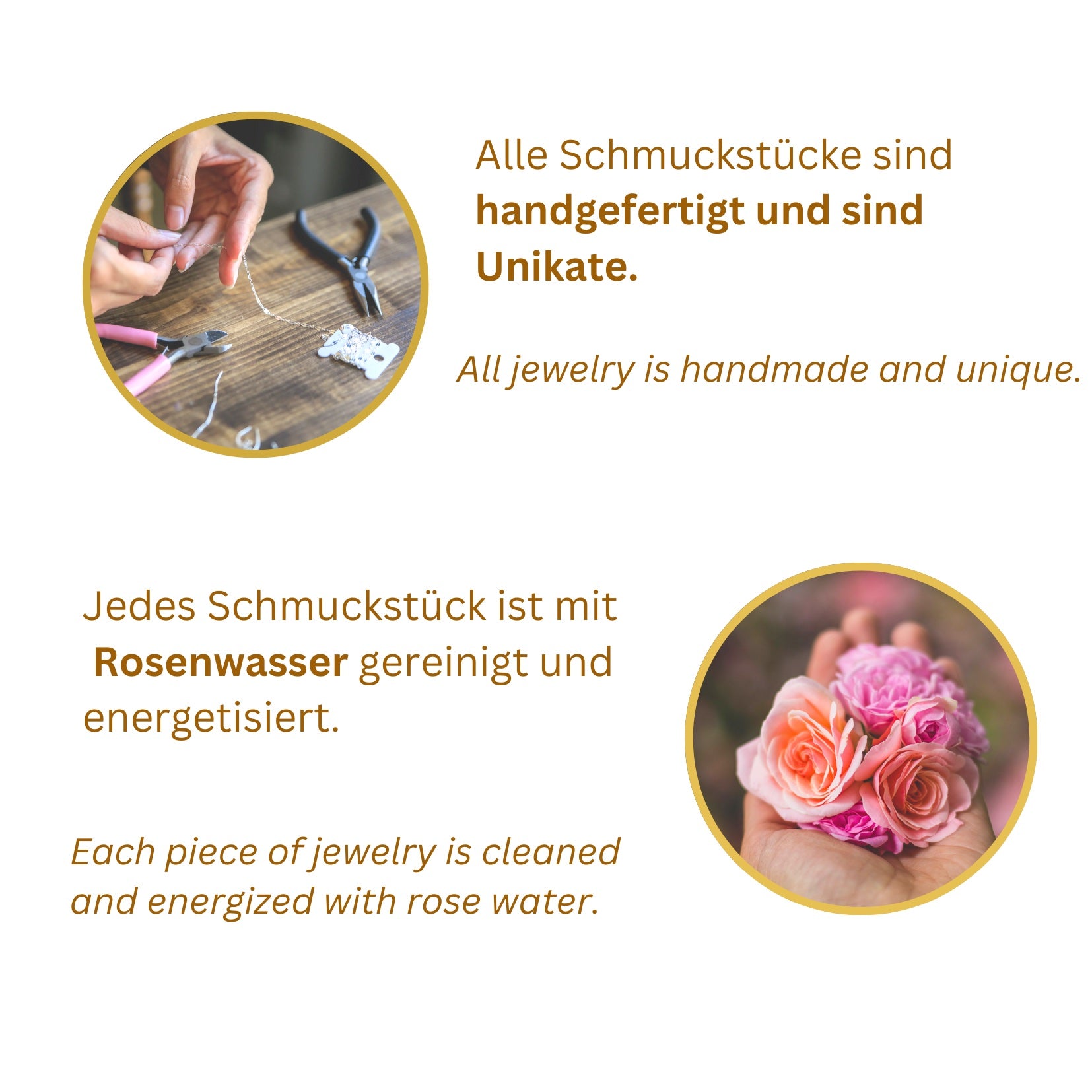 RUDRAKSHA LOVE - Rudraksha, Rosenquarz & Jaspis Bracelet