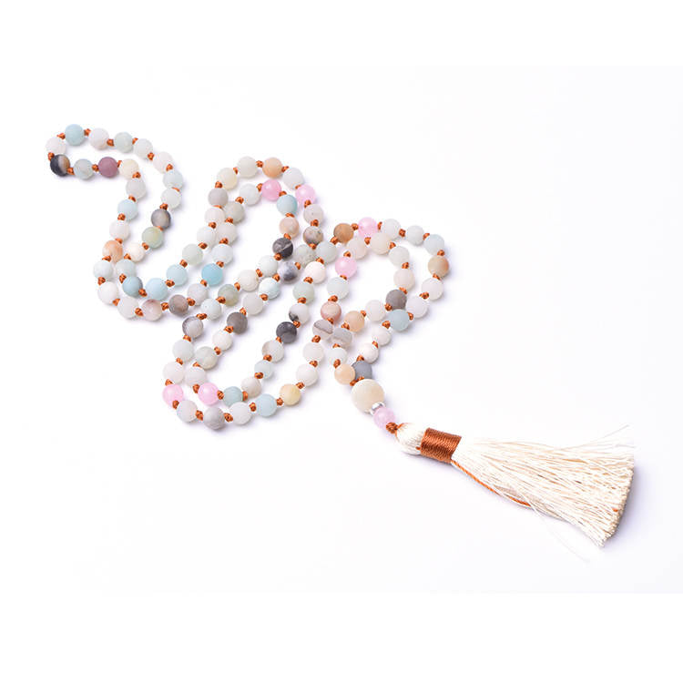HAPPINESS  - Amazonit Mala Kette &