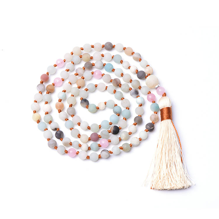HAPPINESS  - Amazonit Mala Kette &