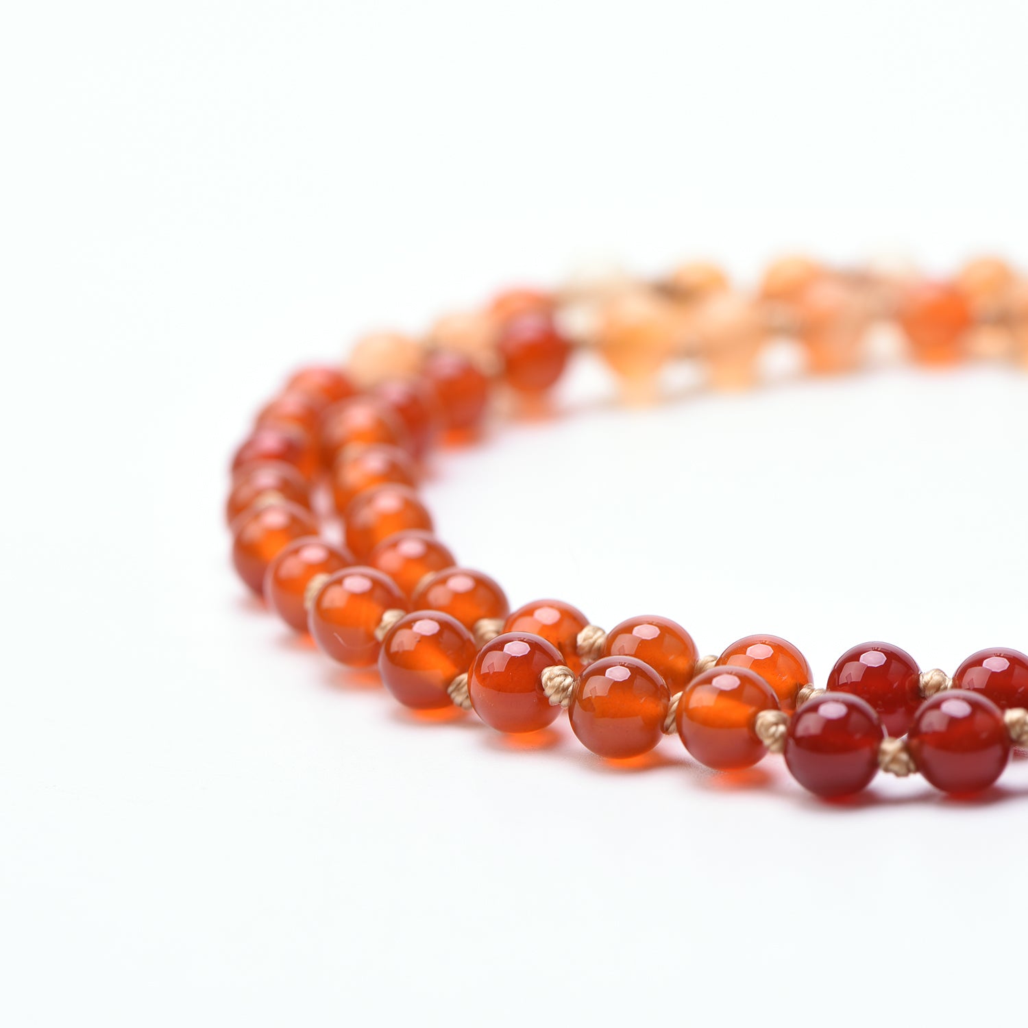 INNER SUN - Mala Kette aus Citrin, Granat & Achat