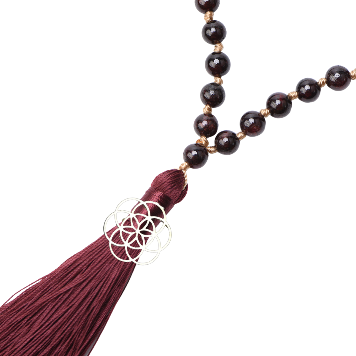 INNER SUN - Mala Kette aus Citrin, Granat & Achat
