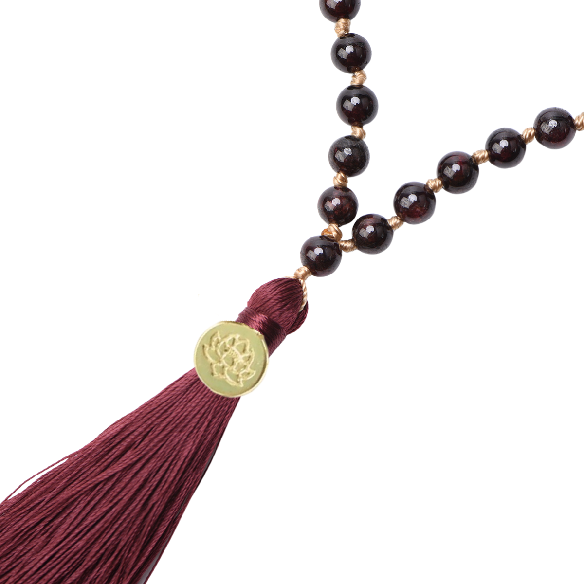 INNER SUN - Mala Kette aus Citrin, Granat & Achat