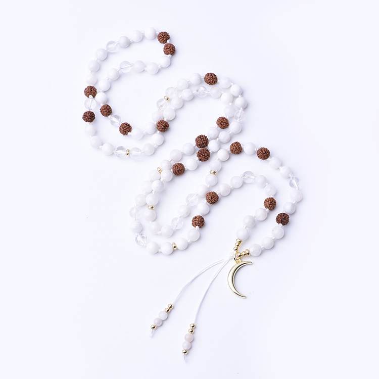 LA LUNA – Mondstein & Bergkristall & Rudraksha Mala