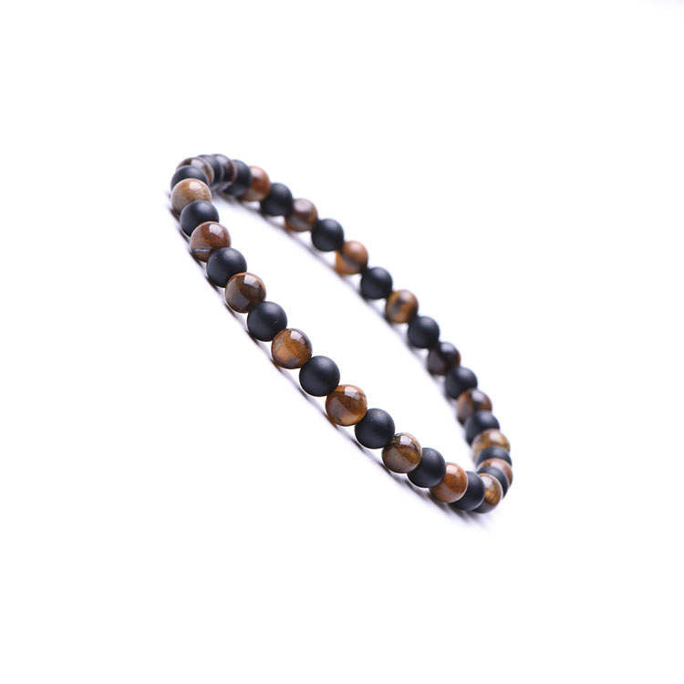 WILD TIGER - Tigerauge & Onyx Bracelet